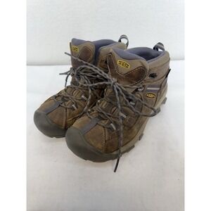 Keen Targhee II Brown Mid Waterproof Hiking Boot Women's Size 8.5 EUC